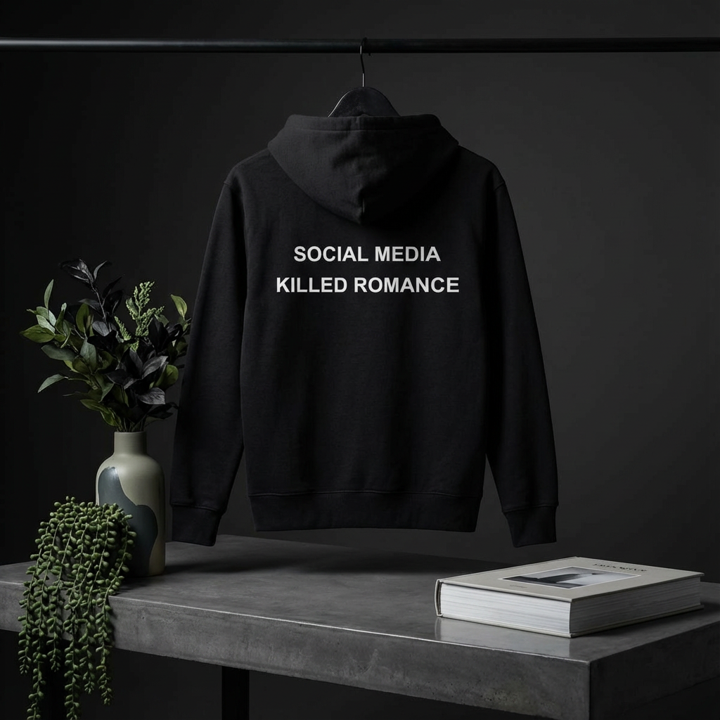 Social Media Killed Romance Hoodie